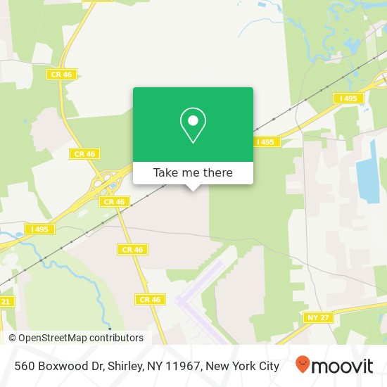 560 Boxwood Dr, Shirley, NY 11967 map