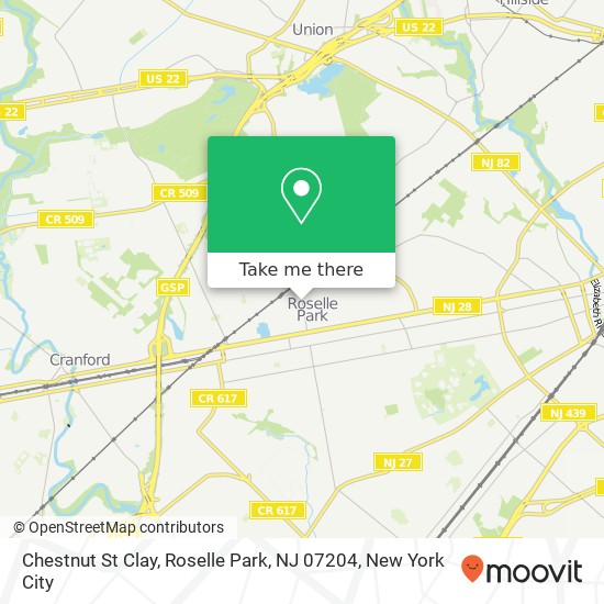 Chestnut St Clay, Roselle Park, NJ 07204 map