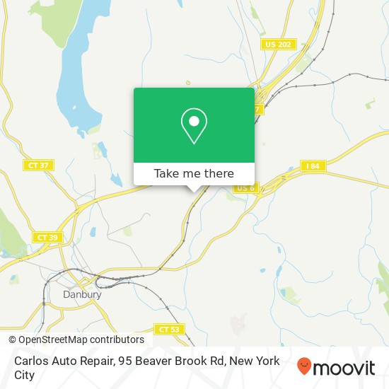 Carlos Auto Repair, 95 Beaver Brook Rd map