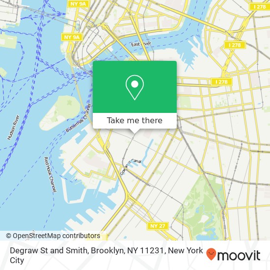 Degraw St and Smith, Brooklyn, NY 11231 map