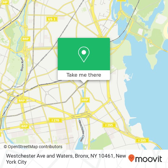 Westchester Ave and Waters, Bronx, NY 10461 map
