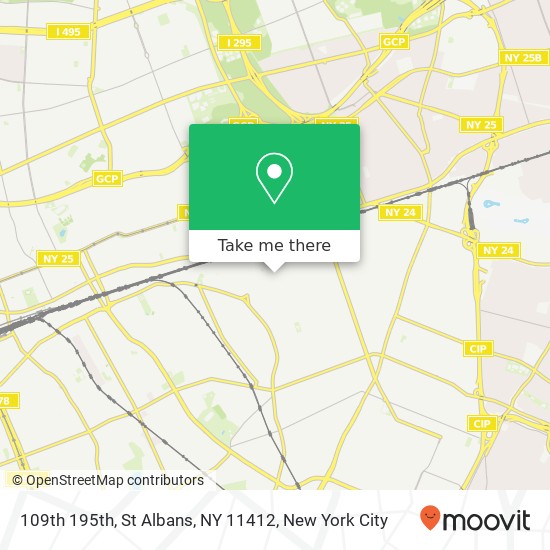 109th 195th, St Albans, NY 11412 map