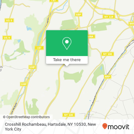 Mapa de Crosshill Rochambeau, Hartsdale, NY 10530