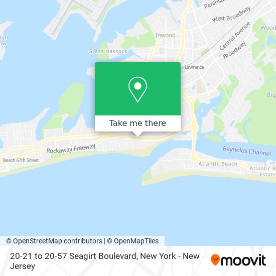 20-21 to 20-57 Seagirt Boulevard map