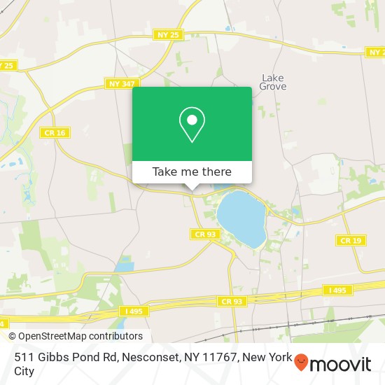 511 Gibbs Pond Rd, Nesconset, NY 11767 map