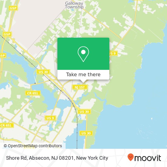 Shore Rd, Absecon, NJ 08201 map