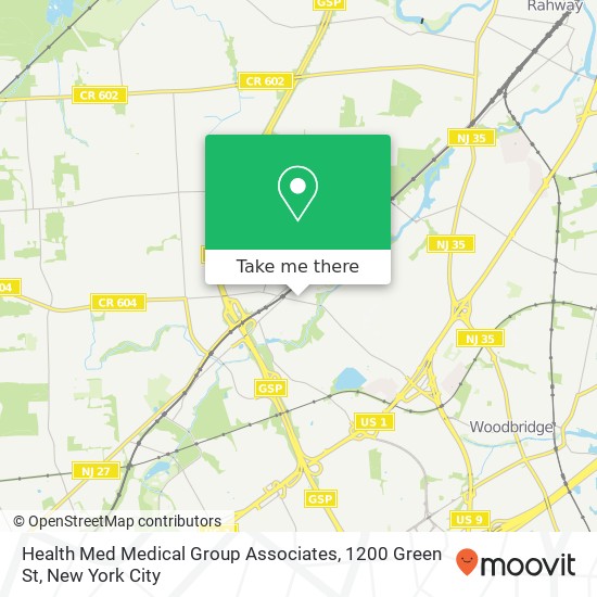 Health Med Medical Group Associates, 1200 Green St map