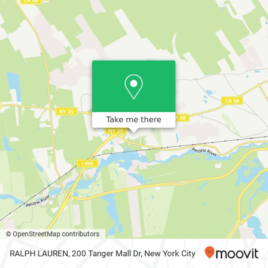 Mapa de RALPH LAUREN, 200 Tanger Mall Dr