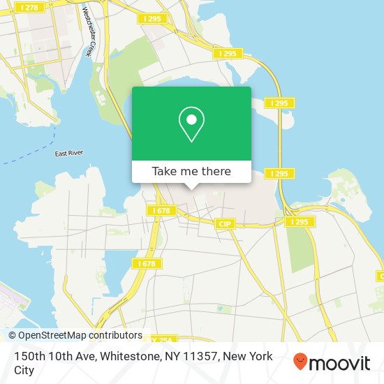 150th 10th Ave, Whitestone, NY 11357 map