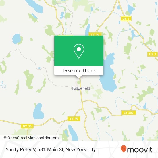 Mapa de Yanity Peter V, 531 Main St