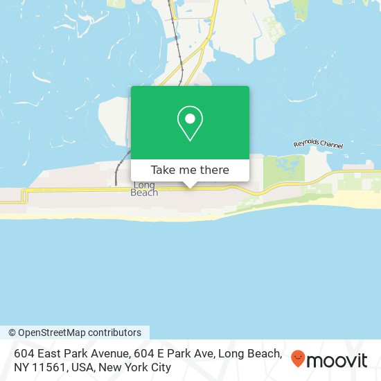 604 East Park Avenue, 604 E Park Ave, Long Beach, NY 11561, USA map