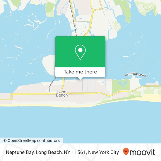 Mapa de Neptune Bay, Long Beach, NY 11561