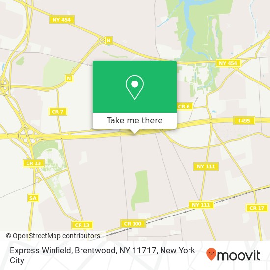 Express Winfield, Brentwood, NY 11717 map