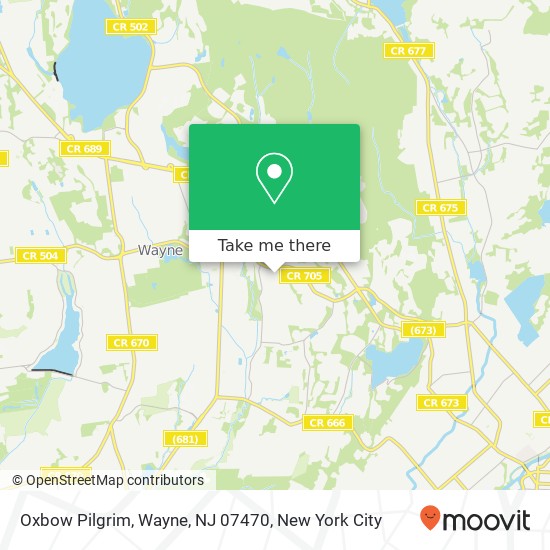 Oxbow Pilgrim, Wayne, NJ 07470 map