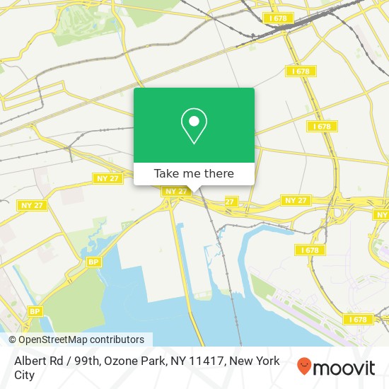 Mapa de Albert Rd / 99th, Ozone Park, NY 11417