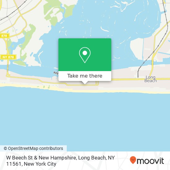 W Beech St & New Hampshire, Long Beach, NY 11561 map