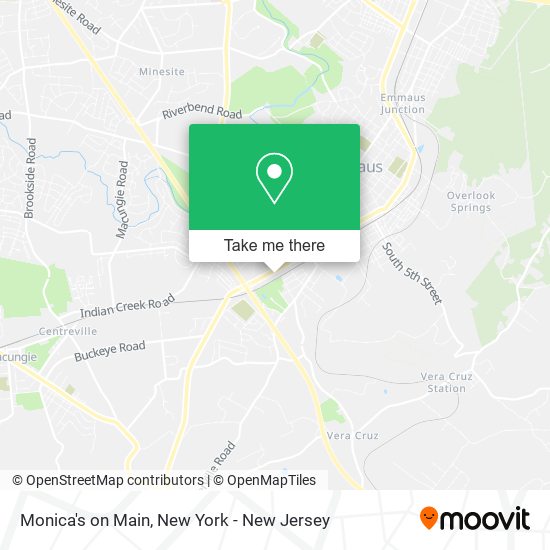 Mapa de Monica's on Main