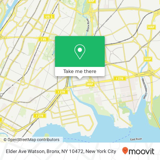 Elder Ave Watson, Bronx, NY 10472 map