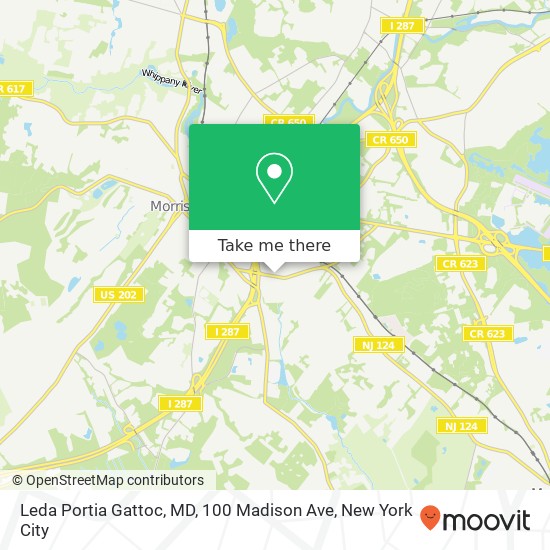 Leda Portia Gattoc, MD, 100 Madison Ave map