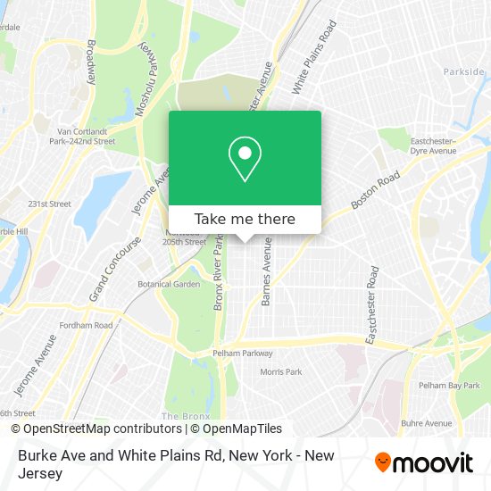 Mapa de Burke Ave and White Plains Rd