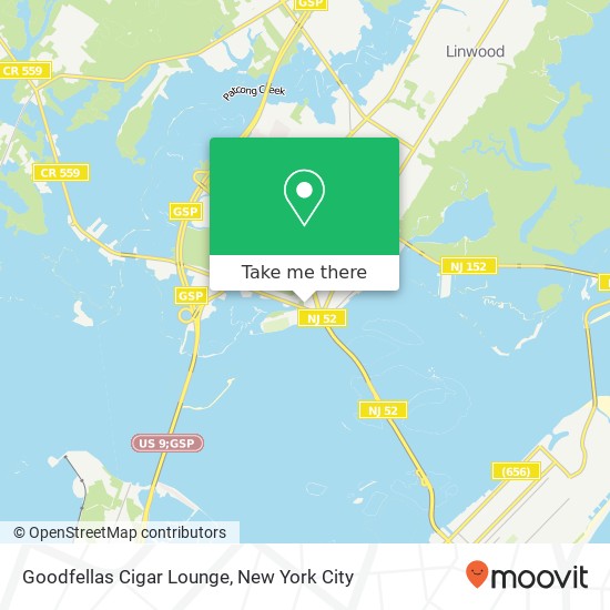 Goodfellas Cigar Lounge map