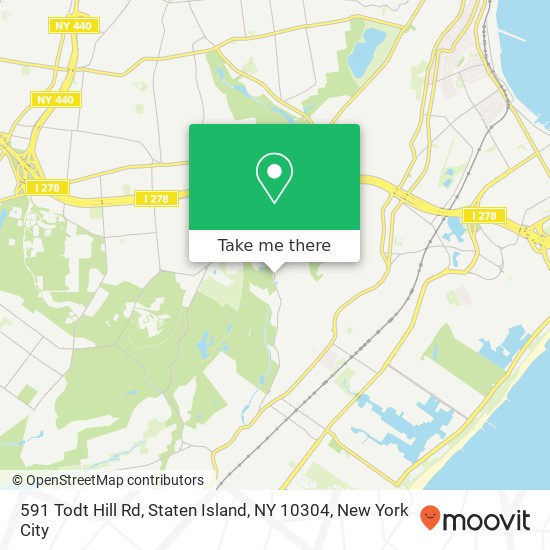 591 Todt Hill Rd, Staten Island, NY 10304 map