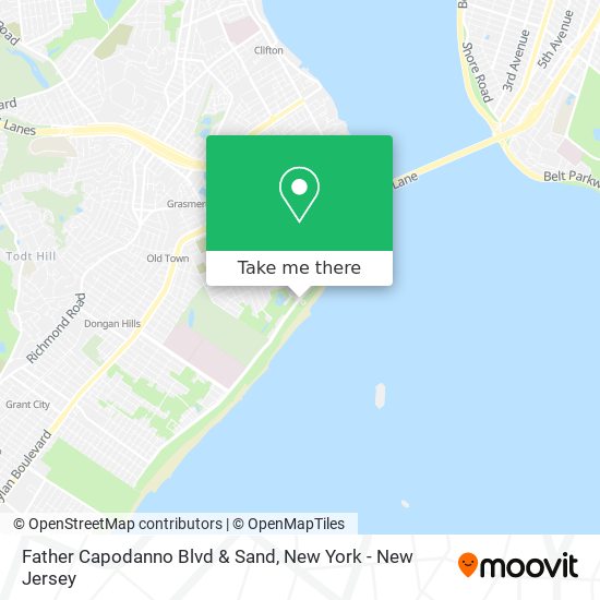 Father Capodanno Blvd & Sand map