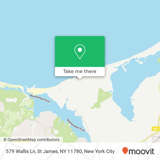 579 Wallis Ln, St James, NY 11780 map