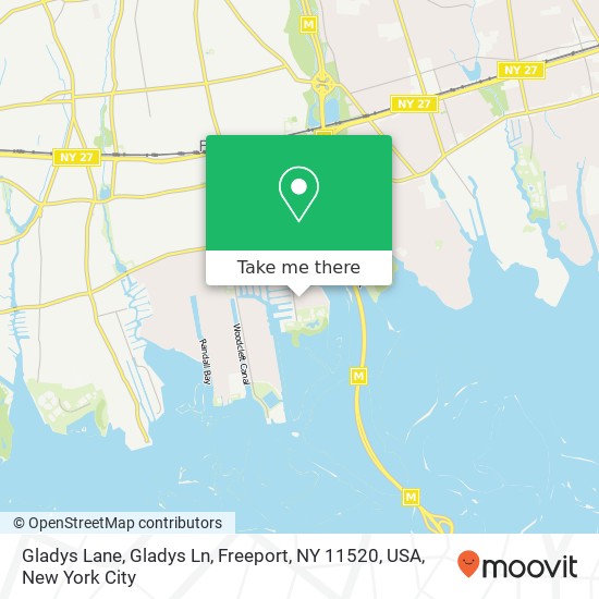 Gladys Lane, Gladys Ln, Freeport, NY 11520, USA map