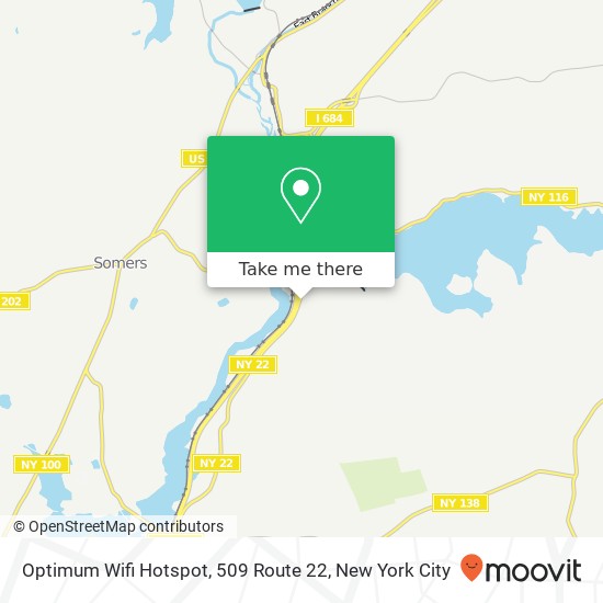 Optimum Wifi Hotspot, 509 Route 22 map