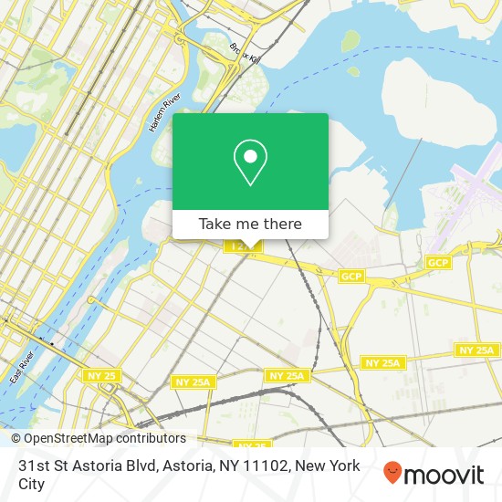 31st St Astoria Blvd, Astoria, NY 11102 map
