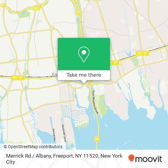Mapa de Merrick Rd / Albany, Freeport, NY 11520