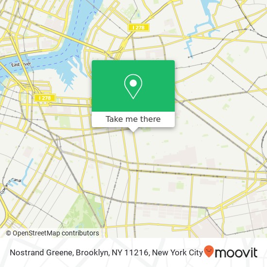 Nostrand Greene, Brooklyn, NY 11216 map