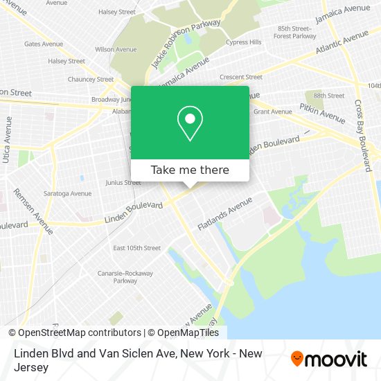 Mapa de Linden Blvd and Van Siclen Ave