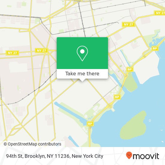 Mapa de 94th St, Brooklyn, NY 11236