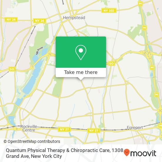 Quantum Physical Therapy & Chiropractic Care, 1308 Grand Ave map