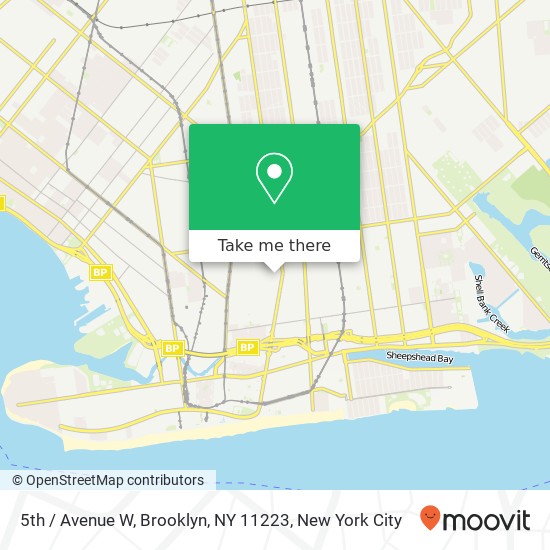 5th / Avenue W, Brooklyn, NY 11223 map