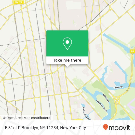 E 31st P, Brooklyn, NY 11234 map