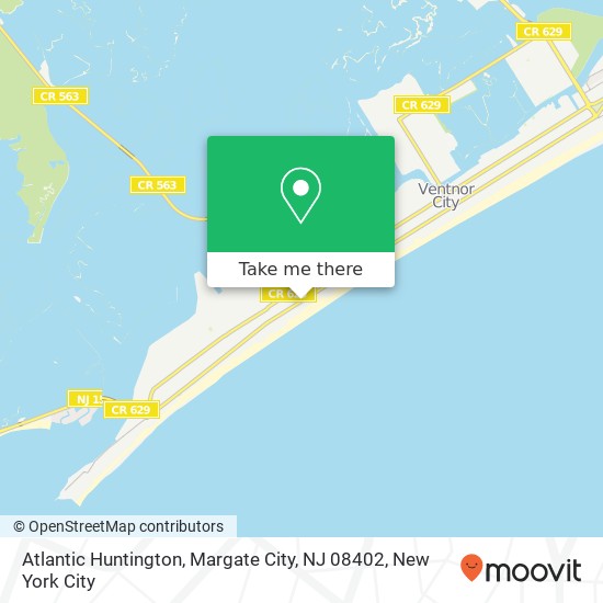 Atlantic Huntington, Margate City, NJ 08402 map