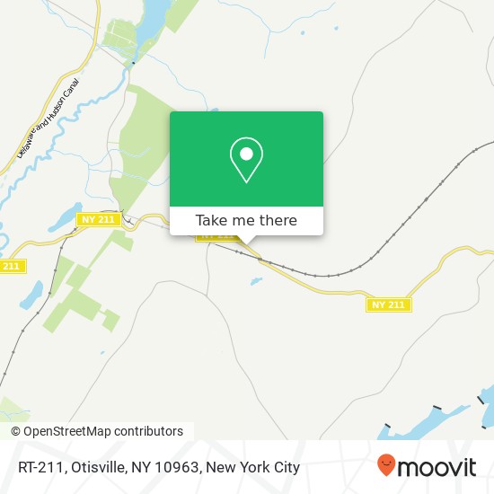 Mapa de RT-211, Otisville, NY 10963