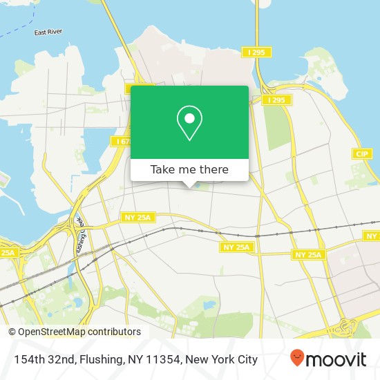 154th 32nd, Flushing, NY 11354 map