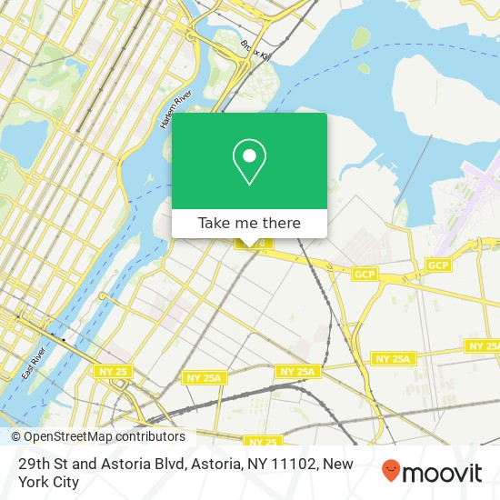Mapa de 29th St and Astoria Blvd, Astoria, NY 11102
