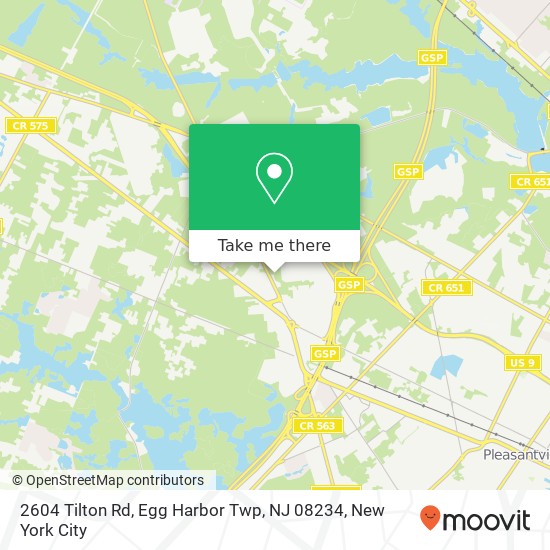 2604 Tilton Rd, Egg Harbor Twp, NJ 08234 map