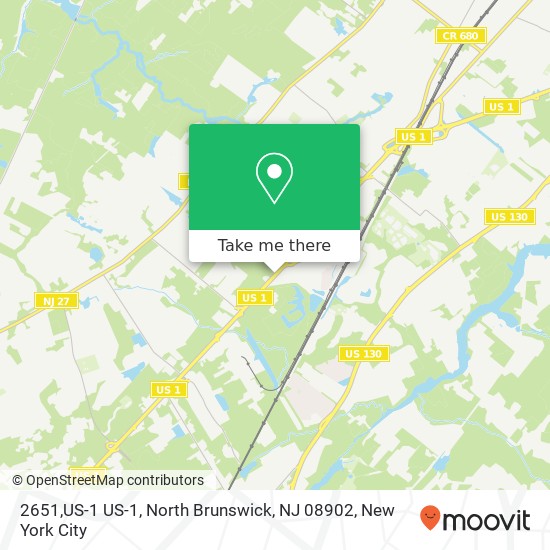 Mapa de 2651,US-1 US-1, North Brunswick, NJ 08902