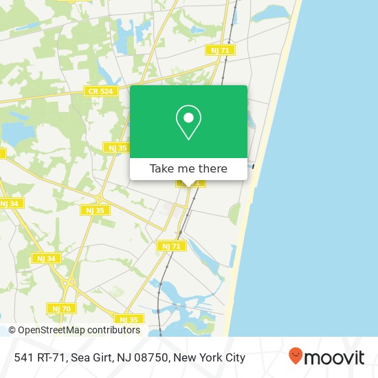 541 RT-71, Sea Girt, NJ 08750 map