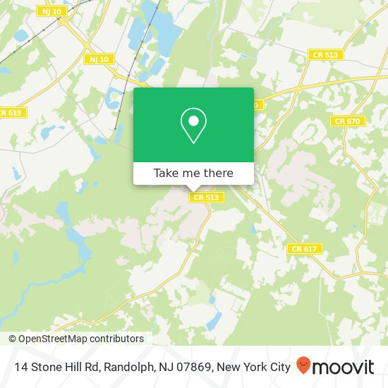 14 Stone Hill Rd, Randolph, NJ 07869 map