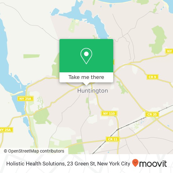 Mapa de Holistic Health Solutions, 23 Green St