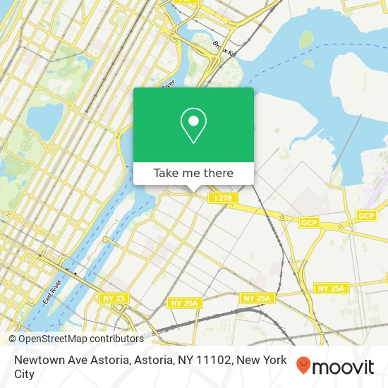 Newtown Ave Astoria, Astoria, NY 11102 map