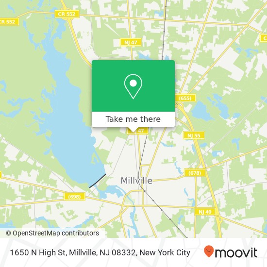 1650 N High St, Millville, NJ 08332 map