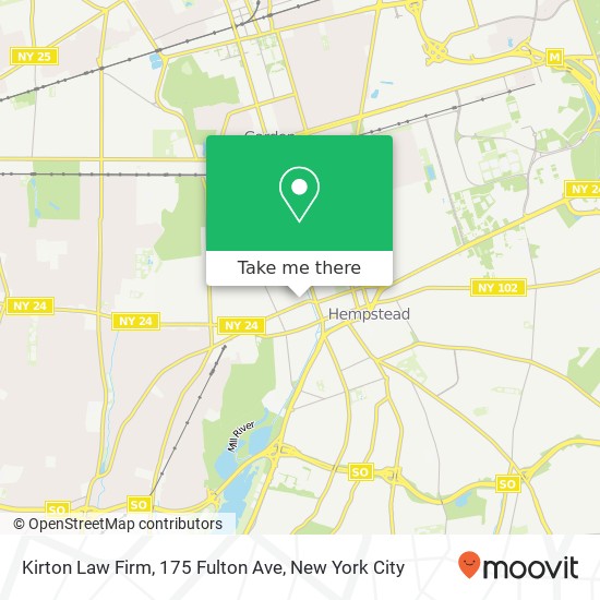 Mapa de Kirton Law Firm, 175 Fulton Ave